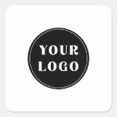 シックでミニマリスト、カスタマイズスタイリッシュ可能 スクエアシール (正面)