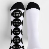 シックでミニマリスト、カスタマイズスタイリッシュ可能 ソックス (上部)