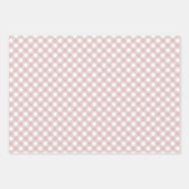 シックでミニマルなミュートされたピンクのシェードエレガント ラッピングペーパーシート (正面)