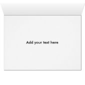 シックでモダンなヴィンテージのアイボリーの濃紺の花柄パターン (内部横(下))