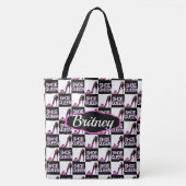 シックでユニーク靴パーソナライズされた好き トートバッグ (正面)