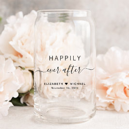 シックで幸せな後の結婚ずっと ガラス缶