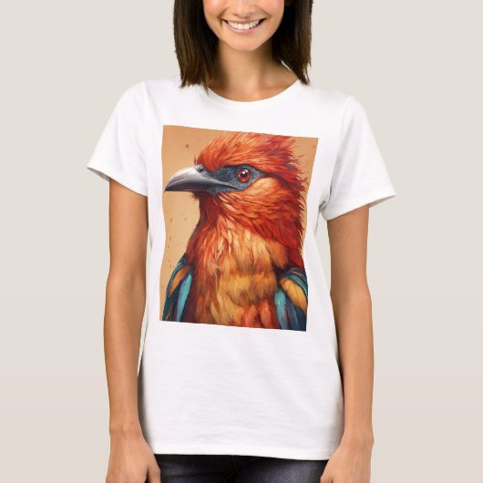 「シックで快適なトップスとTシャツでスタイリッシュに Tシャツ (正面)