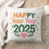 シックで快適：愛の枕と2025年新年 クッション (ブランケット)