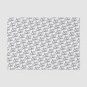 シックで陽気なクリスマスの挨拶の願いを白に 薄葉紙 (正面)