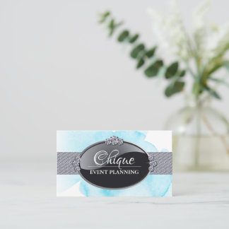 シックで魅力的なイベントプランナー名刺 名刺