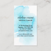 シックで魅力的なイベントプランナー名刺 名刺 (裏面)