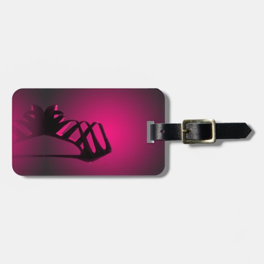 シックで魅力的なハイヒールの靴の荷物のラベル ラゲッジタグ (正面横)