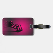 シックで魅力的なハイヒールの靴の荷物のラベル ラゲッジタグ (裏面横)