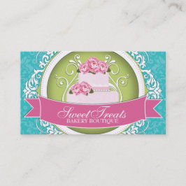 シックで、エレガントなケーキの芸術家の名刺 名刺