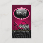 シックで、粋なファッション 名刺 (正面)