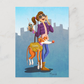 シックとハファンシーガキ ポストカード