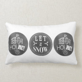 シックなお祝いの黒板のデザイン ランバークッション