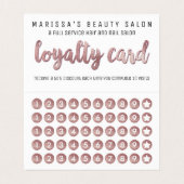 シックなのどのばら色の金ゴールドのグリッターのスパンコールのロイヤリティ 名刺 (内部フラット)