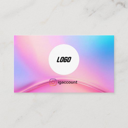 シックなまつげ眉 名刺 (裏面)