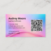 シックなまつげ眉 名刺 (正面)