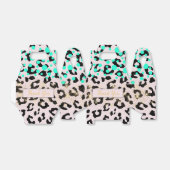 シックなアクアアニマルプリント金ゴールドダストパーティーフェイスボックス フェイバーボックス (折り畳みなし)