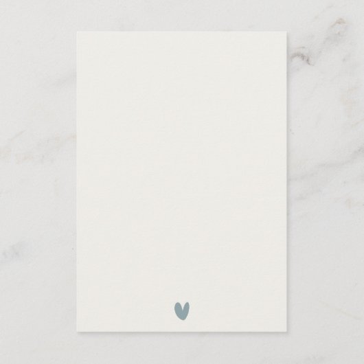 シックなアクアデュスキーブルー金ゴールドアゲート結婚式レセプション エンクロージャーカード (裏面)