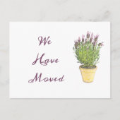 シックなアドレス変更 |お知らせ ポストカード (正面)