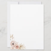 シックなアラビア語と英語結婚のカード招待状 招待状 (裏面)