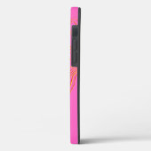 シックなイエロービーモノグラムケースメイトiPhoneケース Case-Mate iPhoneケース (裏面 / 左)