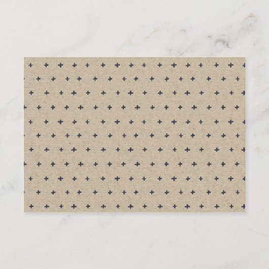 シックなイエロー赤面ブルゴーニュフローラウェディングRSVP エンクロージャーカード (裏面)