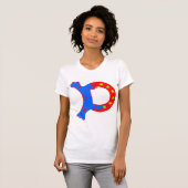 ╚"シックなイニシャル"D" Bella Canvas Jersey T★"╝ Tシャツ (正面フル)