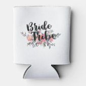 シックなウォーター結婚カラーフローラの花嫁部族 缶クーラー (正面)