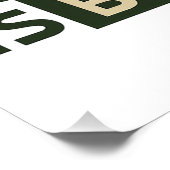 シックなエコ地球に優し – 美しい光沢のあるポスター ポスター (コーナー)