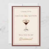 シックなエスプレッソ・マルティーニをテーマにしたブリーズメイド提案 カード (正面)