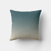 シックなエメラルドオフホワイト効グラデーション果 クッション (裏面)