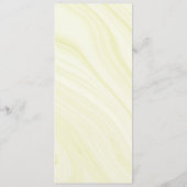 シックなエメラルドグリーン金ゴールド結婚フローラ メニュー (裏面)