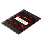 シックなエレガントカメ ノートブック (左側)