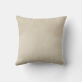 シックなエレガントクリームとレザーの花のテクスチャの外観 クッション (裏面)