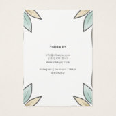 シックなエレガント観葉用滑走路パターン (裏面)