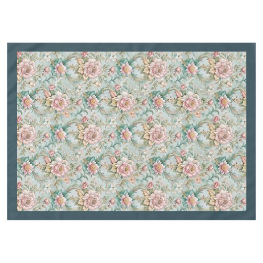 シックなオコココインスパイアレガルホームアクセント テーブルクロス (正面(横))