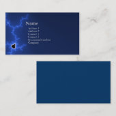 シックなオタクのフラクタルの名刺v3 名刺 (正面/裏面)