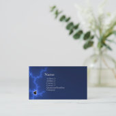 シックなオタクのフラクタルの名刺v3 名刺 (スタンド正面)