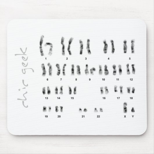 シックなオタクの遺伝のX-Y mousepad マウスパッド (正面)