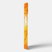 シックなオレンジ色の水パーソナライズされた色 Case-Mate iPhoneケース (裏面 / 右)