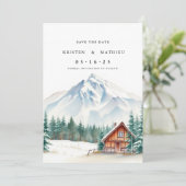 シックなオンラインマウンテン セーブザデート (スタンド正面)