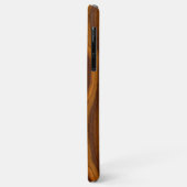 シックなオールドアンティークオークブラウンウッドグレインパターン Case-Mate iPhoneケース (裏面/左)