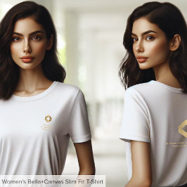 シックなカスタマイズ可能なビジネスロゴティー Tシャツ