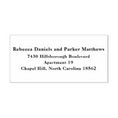 シックなカップル差出人住所セリフ自己インキングスタンプ セルフインキングスタンプ (デザイン)