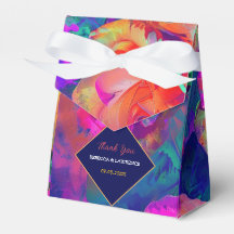 シックなカラフルの明結婚るい花のテント