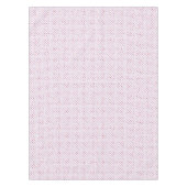 シックなカラフルコーラルパープル水玉模様パターン テーブルクロス (正面)