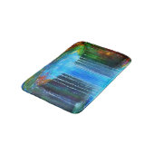 シックなカラフル噴水の生命の滝のバスマット バスマット (アングル)