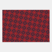 シックなカラフル幾何学模様 ラッピングペーパーシート (正面)