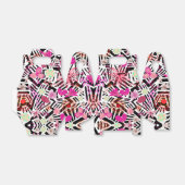 シックなカラフル白黒の花のパターンの好意ボー フェイバーボックス (折り畳みなし)