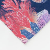 シックなカラフル フリースブランケット (角)